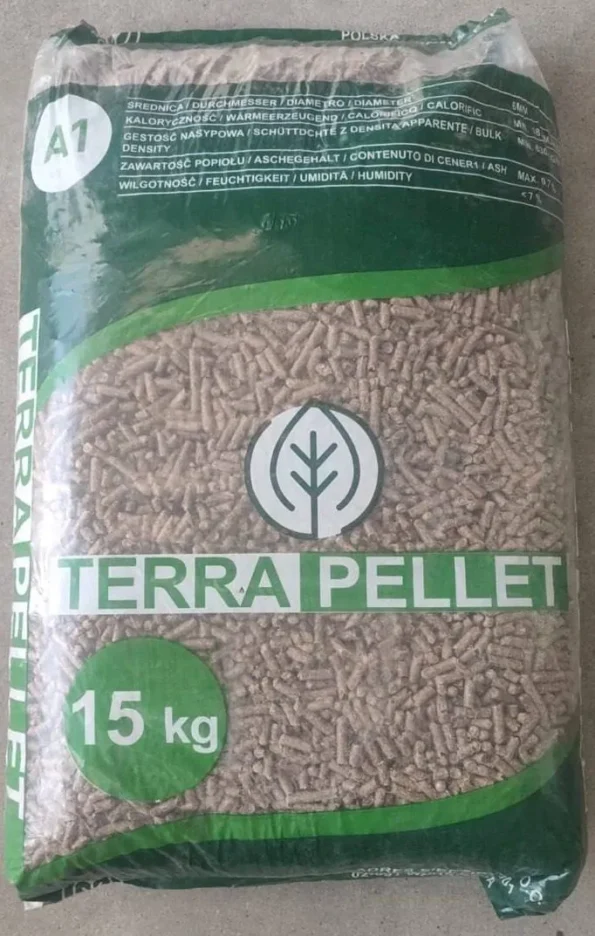 Terra Premium 6 mm træpiller 1050kg