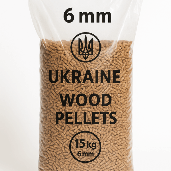 6 mm træpiller fra Ukraine – 1050 kg af førsteklasses kvalitet og effektiv varme 🔥